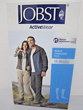 JOBST ActiveWear Knee High 15-20 mmHg Compression Knee Hi Socks Closed Toe