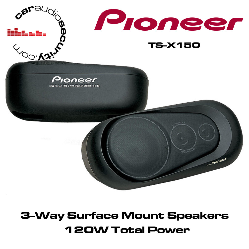 Pioneer TS-X150 Surface Mount Car Van Caravan Motorhome Speaker 120W Total  Power