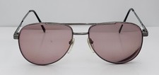 Vintage Wilshire Designs 1202 Gunmetal Pilot Metal Sunglasses Japan FRAMES ONLY