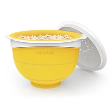 Silicone Popcorn Popper - Microwave Popcorn Maker Collapsible Bowl, Bpa-Free ...