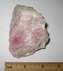 2.8" NATURAL ROUGH RICH PINK ROSE QUARTZ CRYSTAL SOUTH AFRICA ~ 164.8g *A2  (GG) — photo 1