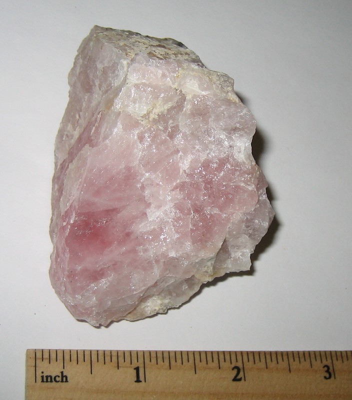 2.8" NATURAL ROUGH RICH PINK ROSE QUARTZ CRYSTAL SOUTH AFRICA ~ 164.8g *A2  (GG)