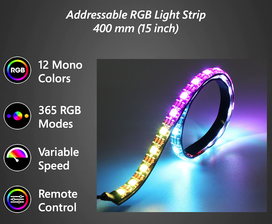 RGB Keyboad Mouse Fan Strip for Gaming PCs sold by ACEbiz - Image 5