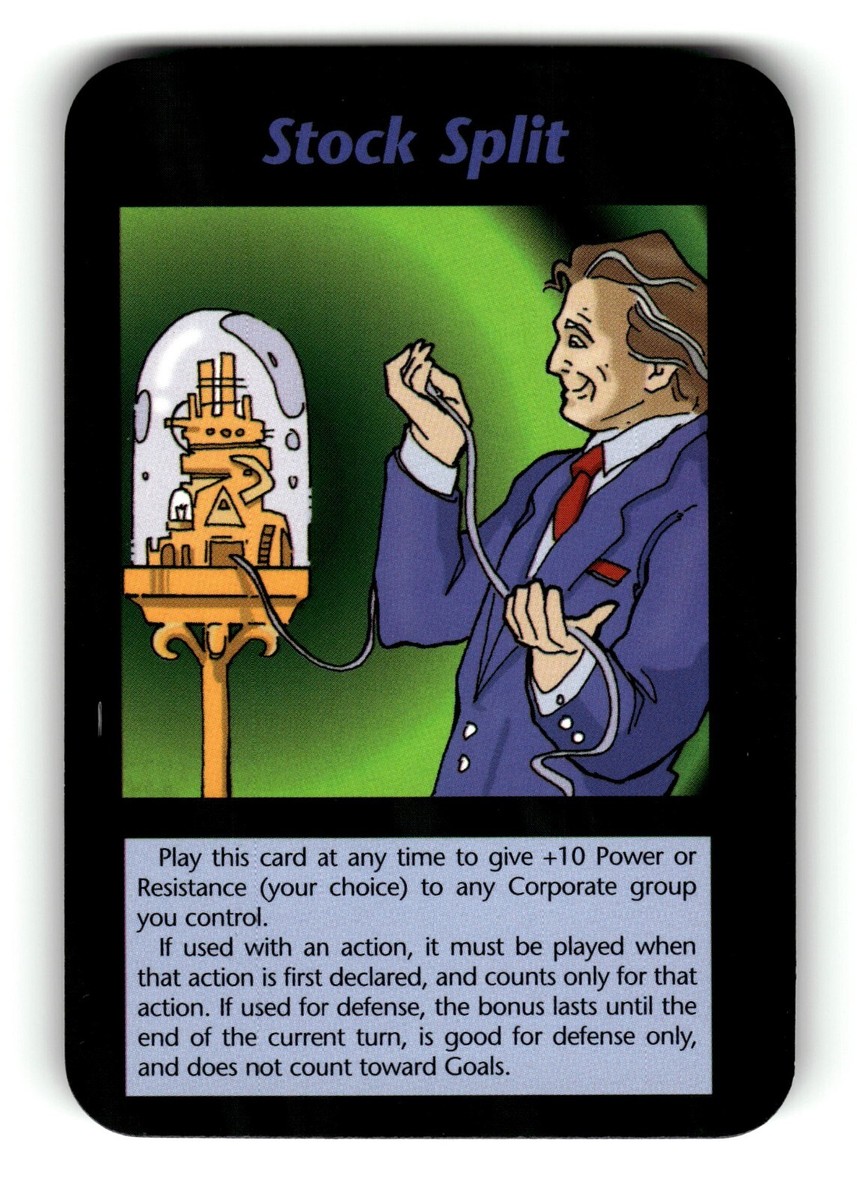 Stock Split Card Base Set INWO Illuminati New World Order | eBay