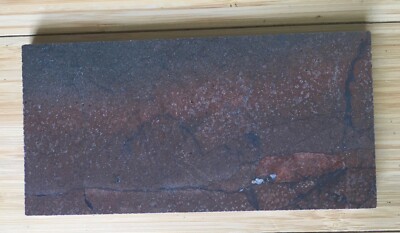 Copper Dune VC Granite Polished 15 x 7.5cm x 9mm Tile Sample for crafts/art