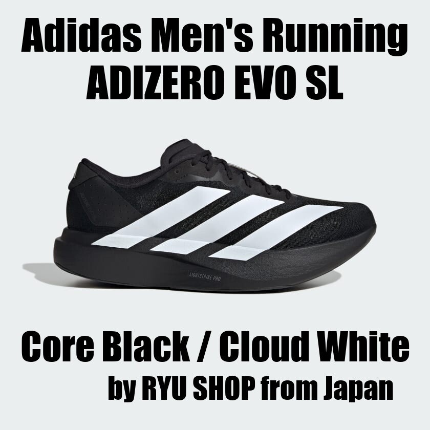 Adidas Men's Running ADIZERO EVO SL JP7149 Core Black / Cloud