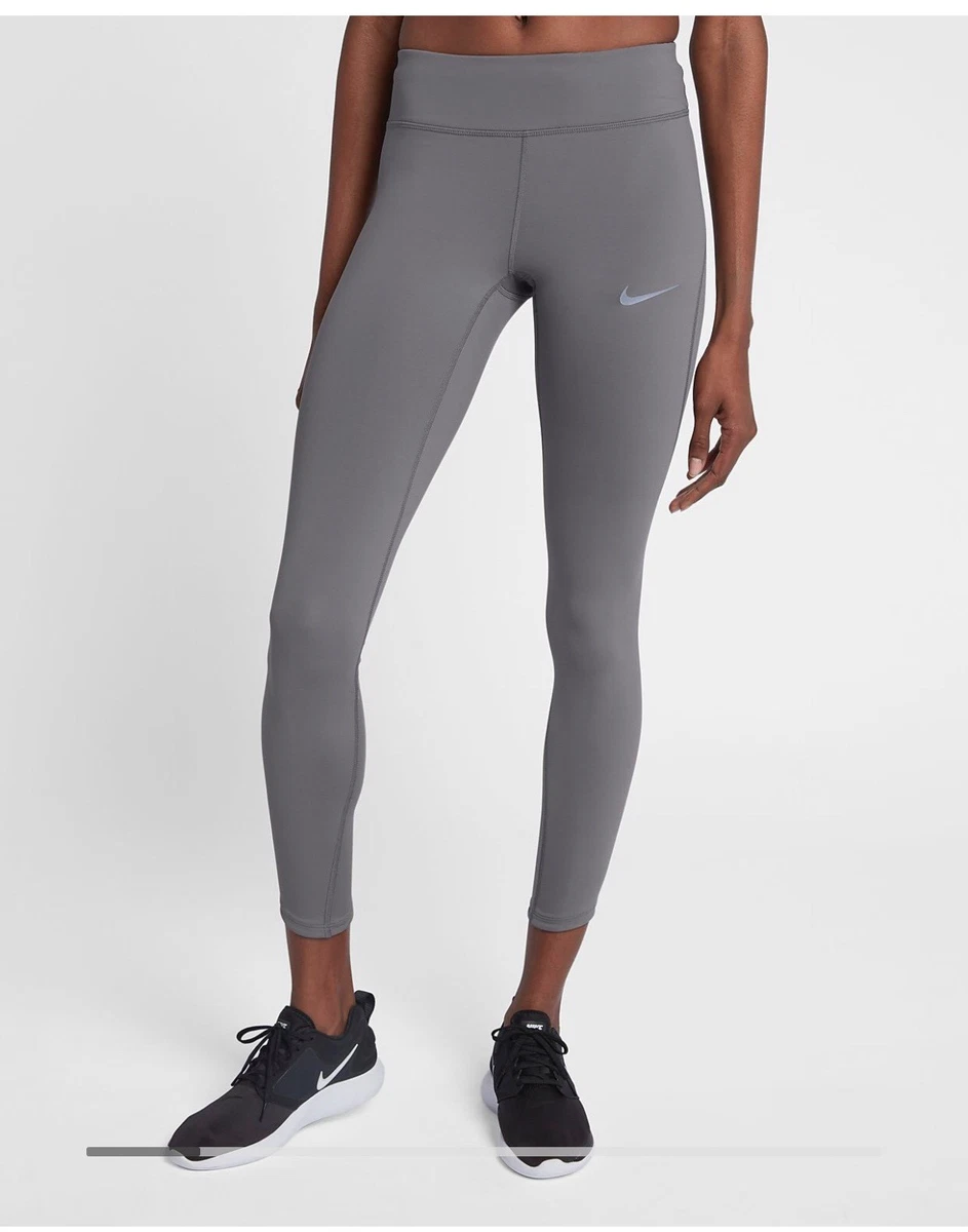 $85 NEW Women&#039;s Nike Power Epic Lux Running 890323 036 XS L Gunsmoke Crop | eBay