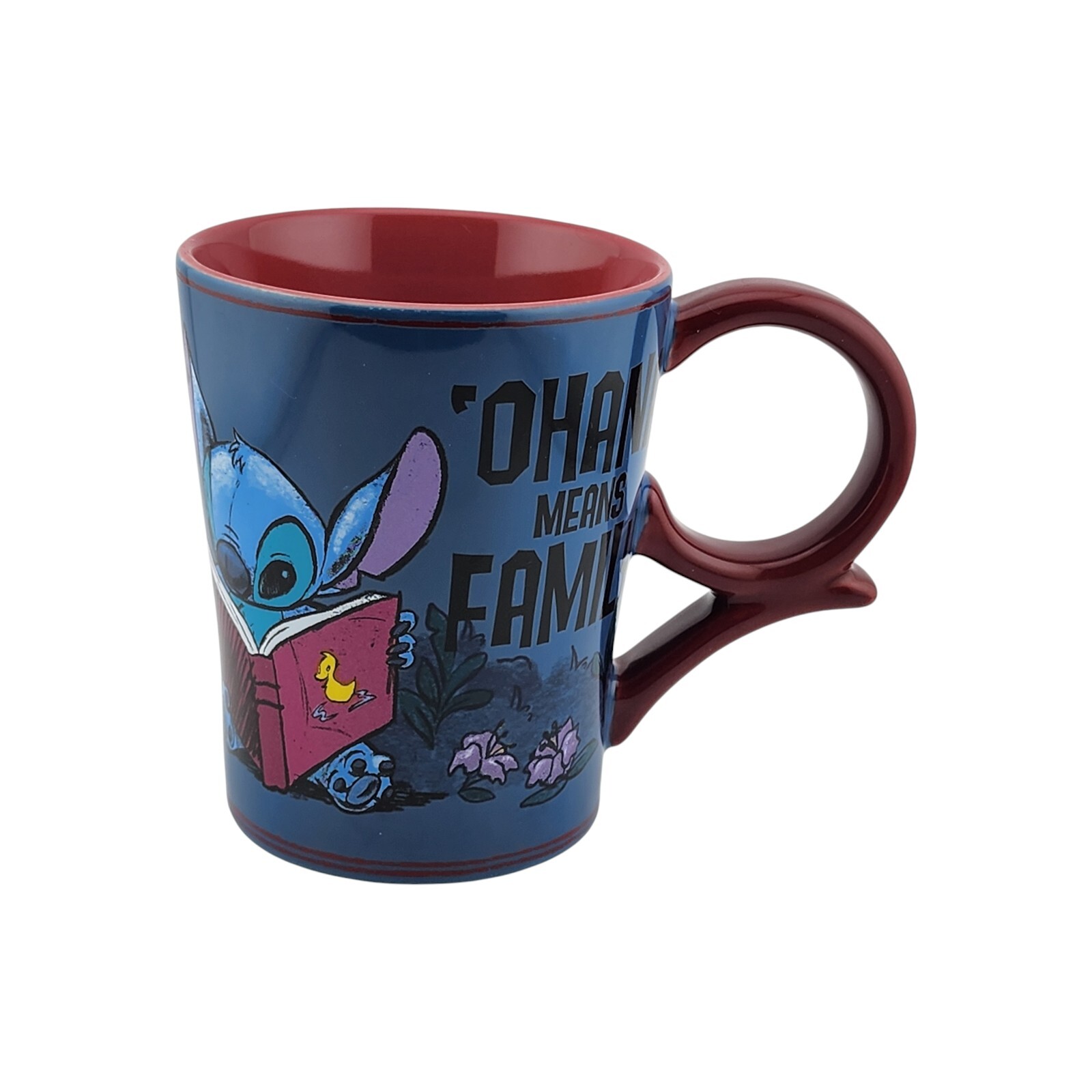 Taza Disney Stitch - OHANA significa familia Lilo & Stitch 12 oz taza de café caliente chocolate