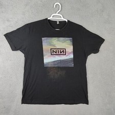 Nine Inch Nails Shirt Black Adult Extra Large XL Band Tee Crew Rock Concert