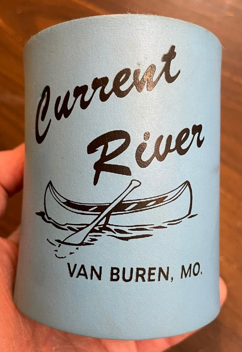 Vintage Current River Foam Soda Cooler Van Buren MO Collectible Rare eBay