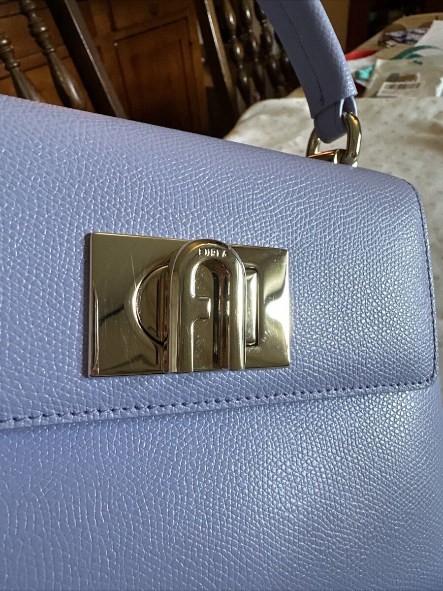 FURLA Handbag 1927 Mini Top Handle Lilac Excellent Preowned FURLA Handbag 1927 Mini Top Handle Lilac Excellent Preowned