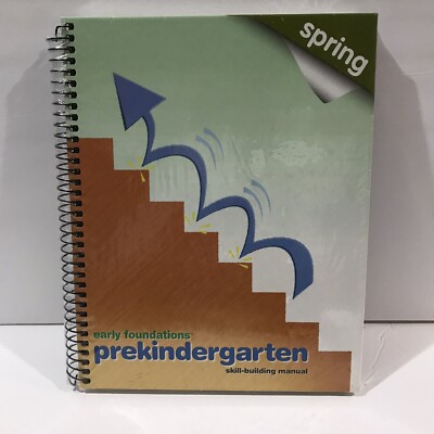 Early Foundations Pre-K Spring Skill-Building Manual KLC Program New Sealed
