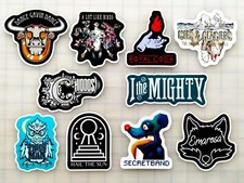 Post Hardcore Vinyl Sticker Lot 10 Pack SET 1 metal punk metalcore screamo emo