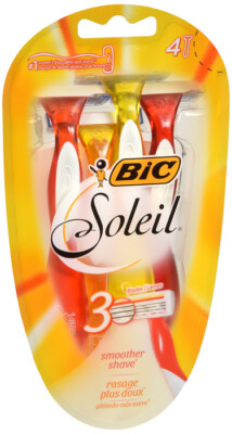 BIC SOLEIL RAZOR SENSITIVE SKIN 4CT 