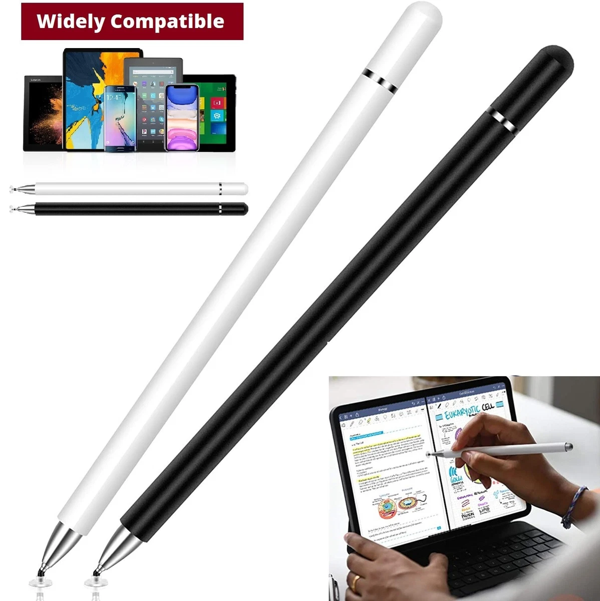 Stylus Pens for Touch Screens (5 Pcs), Sensitivity & Precision Stylus,  Capacitive Stylus Pen for iPad/iPhone/Samsung Galaxy/Tablets All Universal