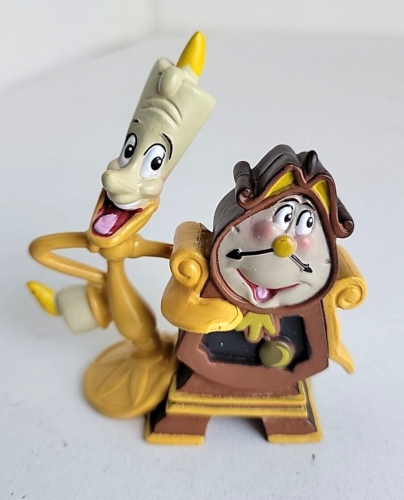 Princess Beauty and the Beast LUMIERE & COGSWORTH Figurine ©Disney  - 3" H - Picture 1 of 7