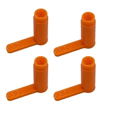 380 ACP Chamber Flags (4 Pack) – Bright Safety Indicators for Handguns & Pistols