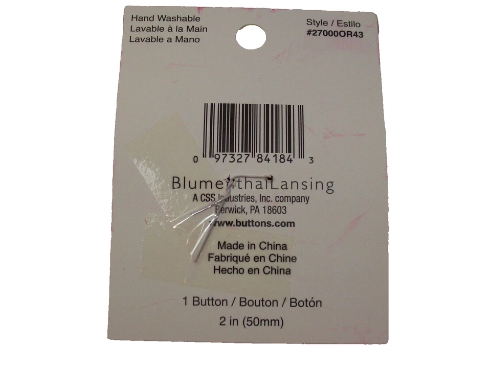 Large Pink Coconut Button x 1 Piece Organics Elements Brand 4-Hole 2 inch B2 - Image 4 of 4