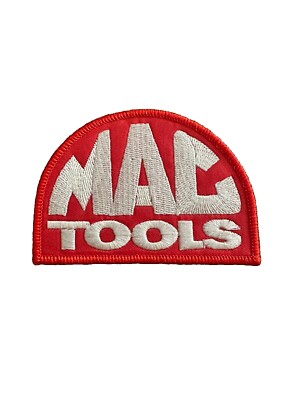 FABULOUS MAC TOOLS EMBROIDERED IRON-ON SHOULDER PATCH...HARD TO FIND...