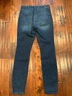 Pilcro and the Letterpress Dark Wash "High-Rise Skinny” Blue Jeans, Size 25 — photo 2