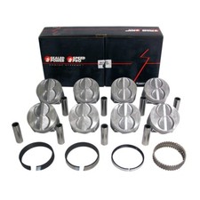 Speed Pro Fmp H273cp Sbford Flat Top Pistons Moly Rings Kit Std 4.000 289 302