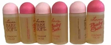 6 Bottles Love's Baby Soft Cologne Splash in plastic bottles 1 oz Please Read