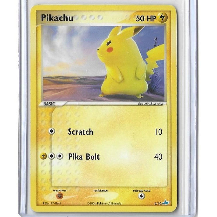 Pikachu Pokemon TCG 6/10 Latios EX Trainer Kit Non Holo Nintendo 2004 - LP