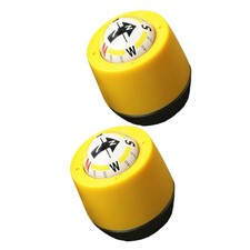 2 Pcs Compass Navigation for Car Automotive Travel Dashboard Vehicle