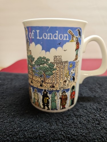 Vintage The Tower Of London Bone China Coffee/Tea Cup Pre-owned - Picture 3 of 10
