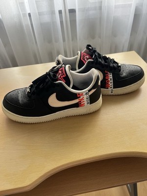 2020 Nike Air Force 1 Low LV8 Worldwide Pack Grey Crimson Size 44