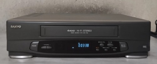 SANYO VHR-756G VHS VIDEORECORDER 6 KÖPFE STEREO MIT FERNBEDIENUNG