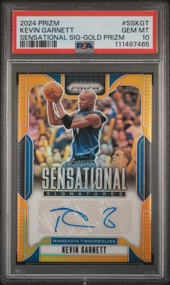 Kevin Garnett Professional Sports Authenticator (PSA) Basketball