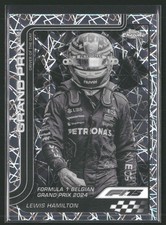 2025 Topps Chrome Formula 1 F1 #135 Lewis Hamilton B&W Lazer DOTD