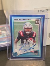 2025 Panini Donruss Optic Kyle Williams #245 Rated Rookie Auto Blue /149 RC