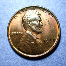 1935 Lincoln Cent  BU R/B