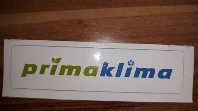 Prima Climate Sticker - 2.4 x 9.5 cm