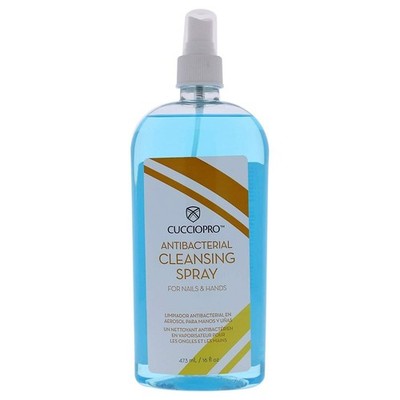 Cuccio Pro Antibacterial Cleansing Spray For Nails & Hands - 16 Fl.oz  (473 ml)
