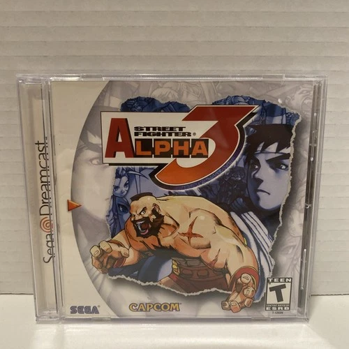 Street Fighter Alpha 3 Dreamcast CIB w/ Reg Card- UNTESTED
