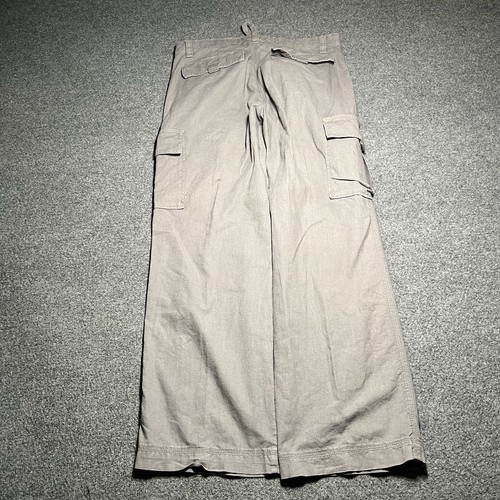 Vintage Old Navy Cargo Pants Mens 32x32 Gray Loose Baggy Workwear Skate Y2K, $39.99 - Photo 11