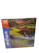 Springbok Calming Reflections Puzzle 1500 Pieces NEW Sealed Fall Lake