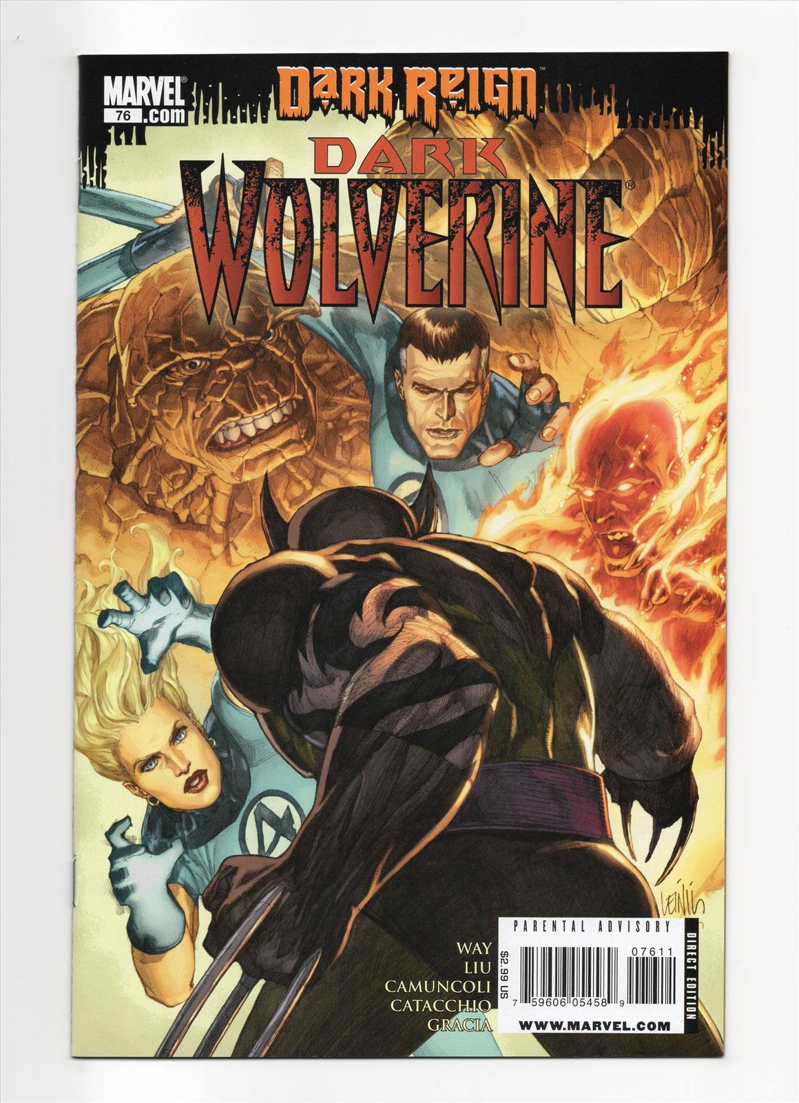 Dark Wolverine #76 NM+ 2009 Leinil Francis Yu Cover A Marvel Comics