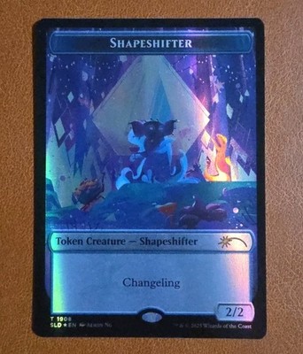 NM Double Rainbow Foil Shapeshifter Token SLD #1908