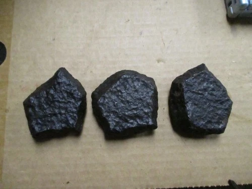 3 Civil War Dug Relic Confederate CS Polygonal Artillery Shell Frags-Savannah,Ga