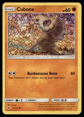 Cubone (General Mills Promo) 057/131 sowsow Holo HP