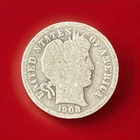 1908 D barber dime