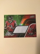 2015 Topps Fire Julio Jones Jumbo Relic Green # 61/99 FJR-JJ Atlanta Falcons