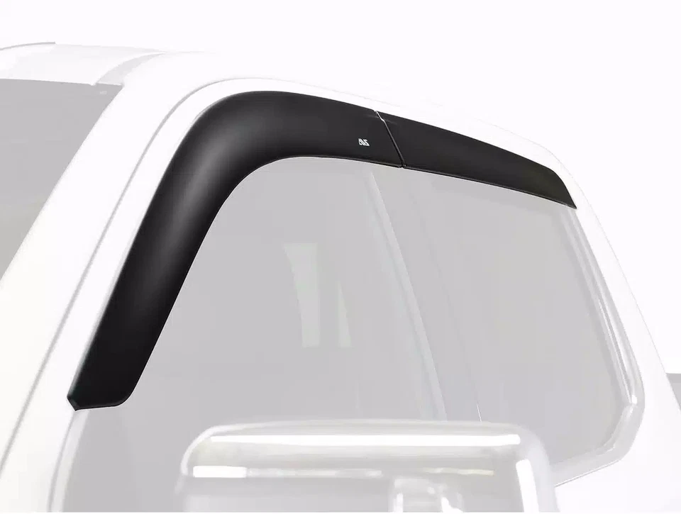AVS Black Lo Profile Ventvisors Fit 14-19 Chevy 1500, 15-19 2500/3500 Dbl Cab Foto 4 de 4