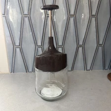 Vintage Gemco Food Nut Chopper USA Stainless Brown Kitchen Complete EUC