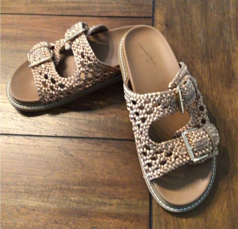 Universal Thread Kylie Crochet Contoured Footbed Sandals SIZE 8