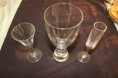 Glasses 3 Different Pieces of Polish Glass 1 is a KROSNO Poland